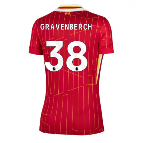 Fotbalové Dres Liverpool Ryan Gravenberch #38 Dámské Domácí 2024-25 Krátký Rukáv